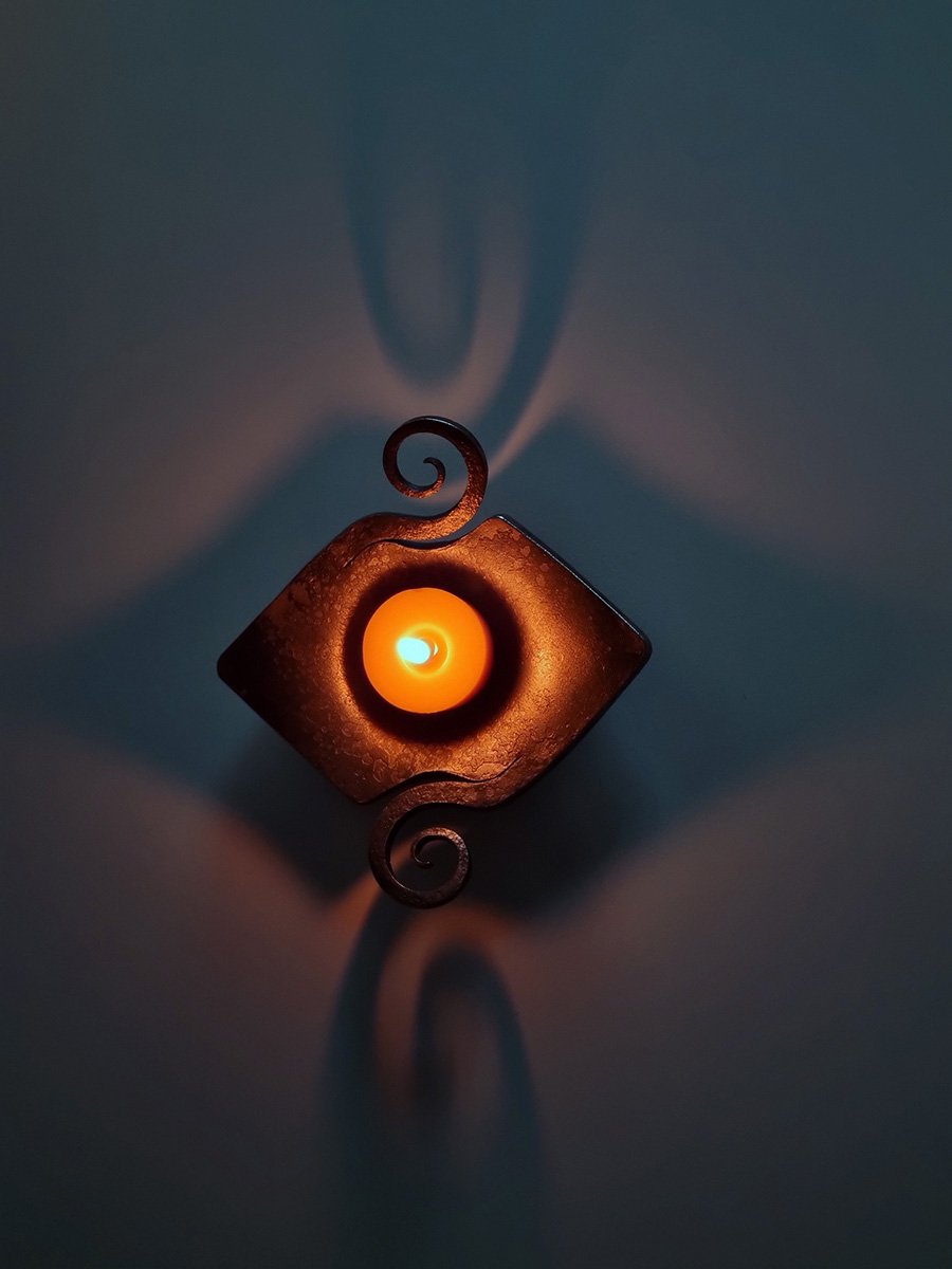 Žvakidė-lėkštutė arbatinei žvakei - Image 6