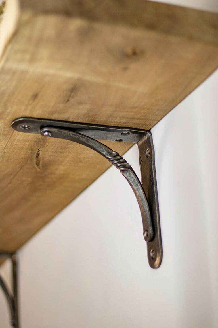 shelf brackets pair heavy duty rustic wall support